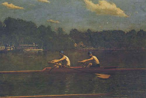 Thomas Eakins Biglen Brothers Racing Germany oil painting art